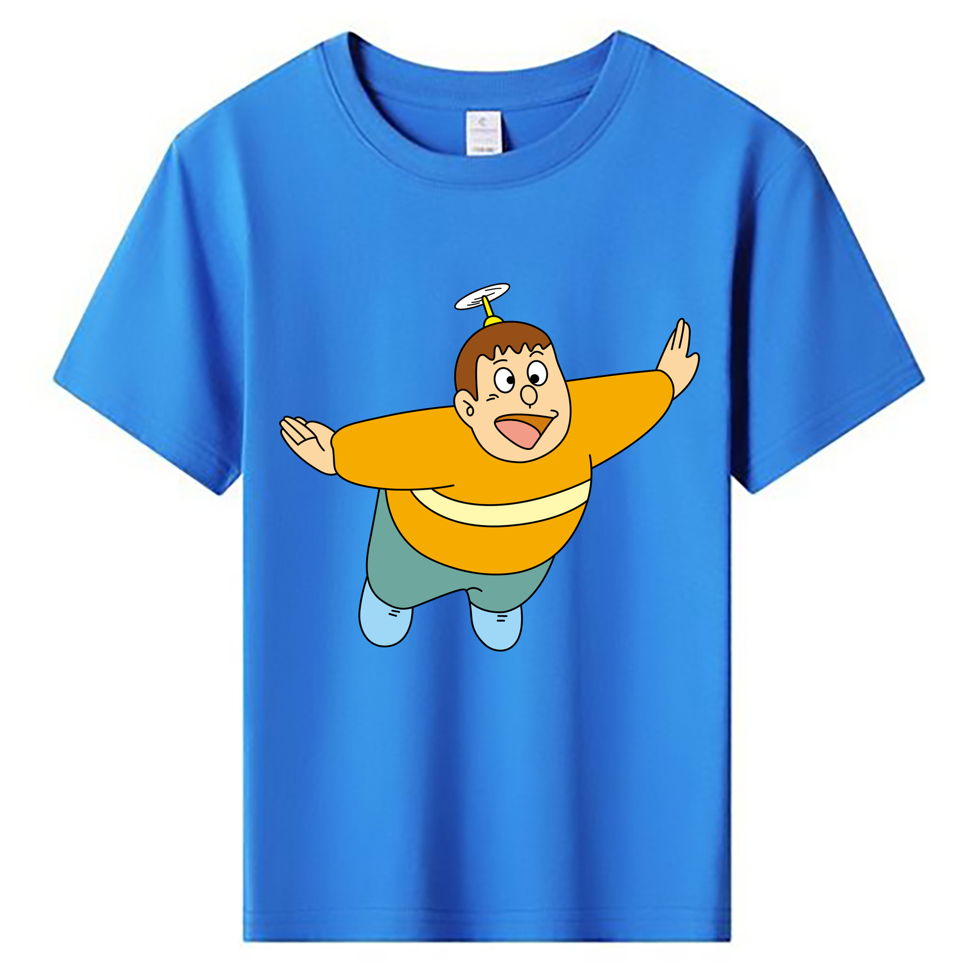 （画像用） ドラえもん 剛田武 Doraemon Gouta Takeshi 綿100％キッズTシャツ（フロントプリント）